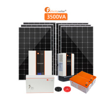 FelicitySolar3KW 24V Balkon Solarsystem aus dem Gitter -Sonnensystem Komplett Set für Home Lithium Ion MPPT Monokristalline Silizium